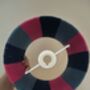 Fuchsia, Denim And Navy Striped String Lampshade Large, thumbnail 2 of 3