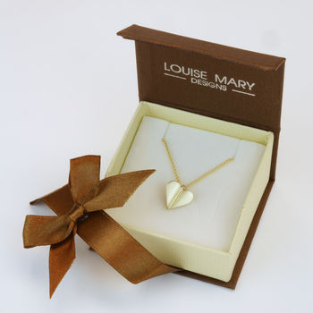 'Love Grows' 9ct Gold Heart Necklace, 7 of 7