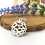 Sterling Silver Autumn Pinecone Christmas Necklace, thumbnail 6 of 12