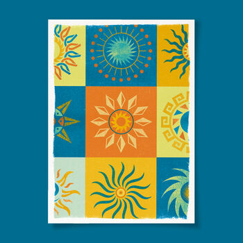 Pack Of Five Sunshine Greetings Cards, 2 of 6