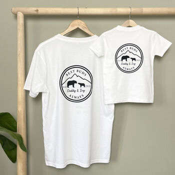 Personalised Best Buds, Mother's Day Bear T Shirt Set, 2 of 11