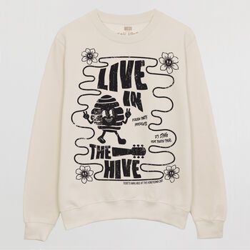 Live In The Hive Women's Festival Sweatshirt, 3 of 3