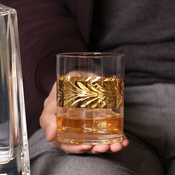 Two Luxury Gold Whisky Tumblers, 6 of 11
