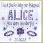 Personalised Maid Of Honour Thank You Card, thumbnail 2 of 3
