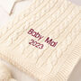 Baby Girl Cricket Jumper And Blanket Gift Set, thumbnail 8 of 12