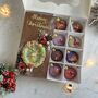 Chocolate Reindeer, Christmas Wreath Personalised Gift, thumbnail 1 of 9