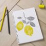 Lemon Gin And Tonic Notebook, thumbnail 1 of 4