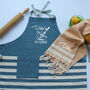 Personalised Kitchen Towel, Apron, Cotton Gift For Her, thumbnail 4 of 12