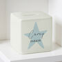 Personalised Blue Star Money Box, thumbnail 4 of 6