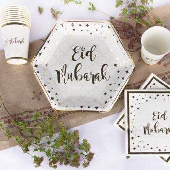 Cream And Gold Eid Party In A Box Decorations, 11 of 12