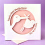 Stork Personalised New Baby Card, thumbnail 3 of 5