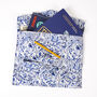 Fabric Gift Bag, Blue Bird Design, thumbnail 3 of 5