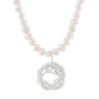 Silver Necklace With Pearl Chain, thumbnail 6 of 7