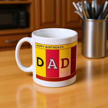 Personalised Mug For Dad With Messages Gift, 6 of 9