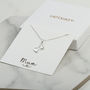 Dog Lovers Gift Sterling Silver Bone Charm Necklace, thumbnail 1 of 6
