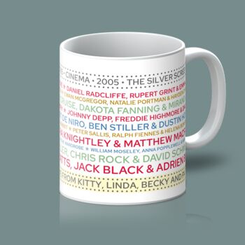Personalised Mug Of Movies Gift For Any Year, 3 of 6