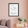 Personalised Line Art Relaxed Baby Print, thumbnail 7 of 12