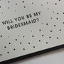 Will You Be My Bridesmaid Card, thumbnail 5 of 5
