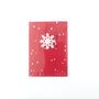 Handmade Snowflake Card + Tree Decoration, thumbnail 3 of 3