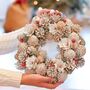 Snowberry Luxury Indoor Christmas Wreath, thumbnail 3 of 7