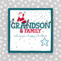 Grandson And Family Christmas Card, thumbnail 1 of 3