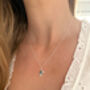 Sterling Silver And Opal Dolphin Necklace, thumbnail 1 of 6
