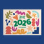 2026 Colourful Illustrated Wall Calendar, thumbnail 7 of 12