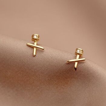 Birthday Kisses Sterling Silver Stud Earrings, 4 of 8
