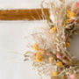 Dried Flower Wreath With Strawberry Thistles, thumbnail 3 of 5