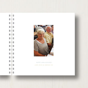 Personalised 50th Golden Anniversary Memory Book, 5 of 7