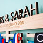 Couples Personalised Medal Hanger, thumbnail 3 of 5
