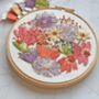 Blooms Floral Embroidery Pattern, thumbnail 1 of 7