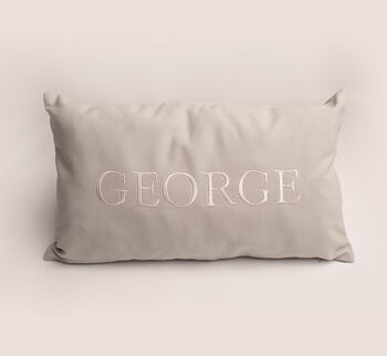 Personalised Cotton Canvas Cushion, 3 of 10