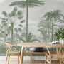 Palm Of The Ucayali Amazon Mural Wallpaper In Green, thumbnail 1 of 4