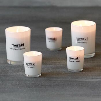 Meraki Sandalwood And Jasmine Scented Candle, 2 of 8