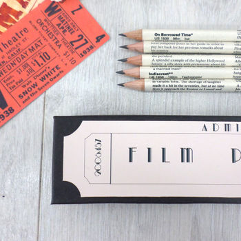 Set Of Five Film Pencils, 4 of 6