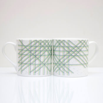 Journey Collection Crossroads Abstract Bone China Mug, 2 of 5