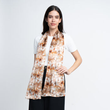 Hydrangeas Long Silk Scarf, 7 of 7