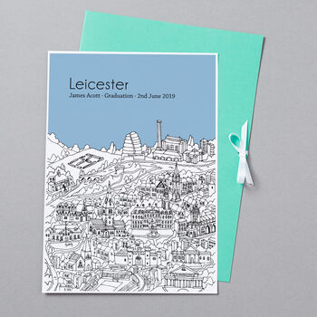 Personalised Leicester Print, 10 of 11