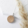 40th Birthday 1986 Penny Coin Pendant Necklace, thumbnail 1 of 11