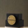 Handmade Black Leather Box Set With Brass Crescent Handles, thumbnail 1 of 2