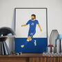 Andrea Pirlo Italy Football Poster, thumbnail 1 of 3