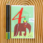 Anteater 4th Birthday Card, thumbnail 5 of 5