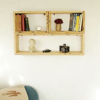 Handcrafted Antique Styled Wooden Wall Units, 4 of 5