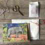 Embroider Me Elephant Greeting Card, thumbnail 2 of 6