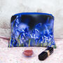 Bluebell Velvet Makeup And Travel Pouch, thumbnail 2 of 5