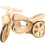 Hibba Classic Wooden Ride On And Rocking Trike, thumbnail 6 of 10
