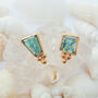 Semi Precious Gemstone Stud Earrings, thumbnail 8 of 12