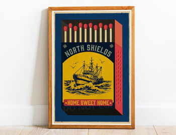 North Shields Matchbox Art Print Poster, 3 of 4