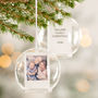 Personalised Family Photo Glass Dome Bauble, thumbnail 5 of 6